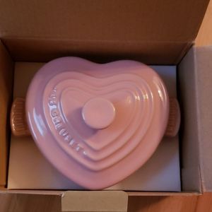 Pink Heart Le Creuset mini 8oz cocotte